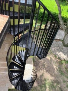 Outdoor Spiral Staircase